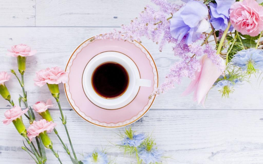 好心情下午茶治愈花束悠闲唯美图片大全