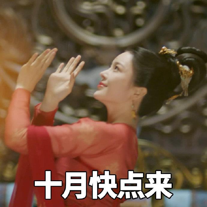 《长安诺》电视剧官博主演十月表情包图片