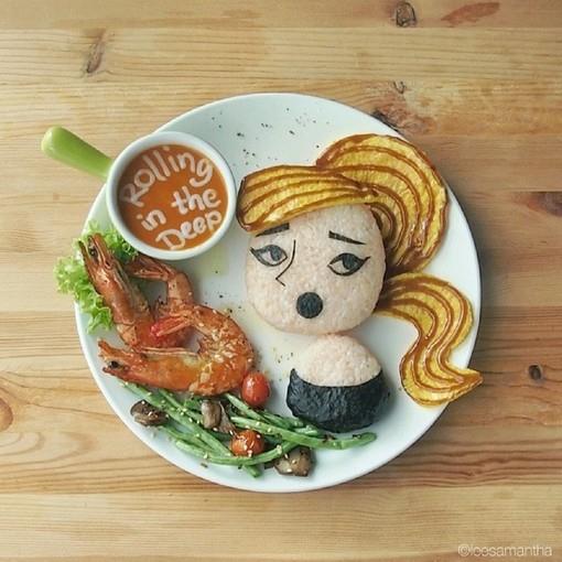 卡哇伊可爱儿童美食套餐
