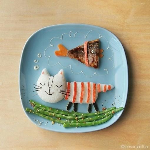 卡哇伊可爱儿童美食套餐