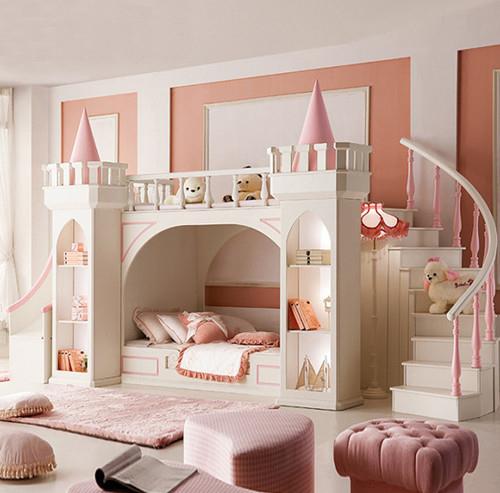 粉色可爱女生房间图片