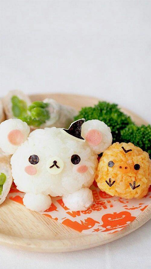 可爱好吃的便当萌萌哒图片