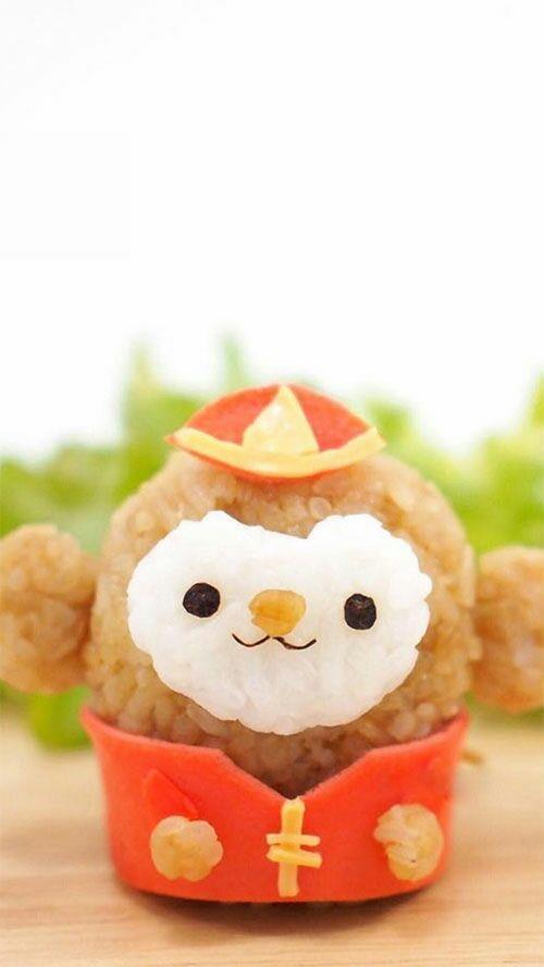 卡哇伊日本饭团便当图片