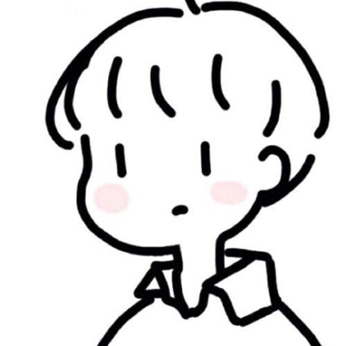 简笔画情侣图像 简单情侣简笔画