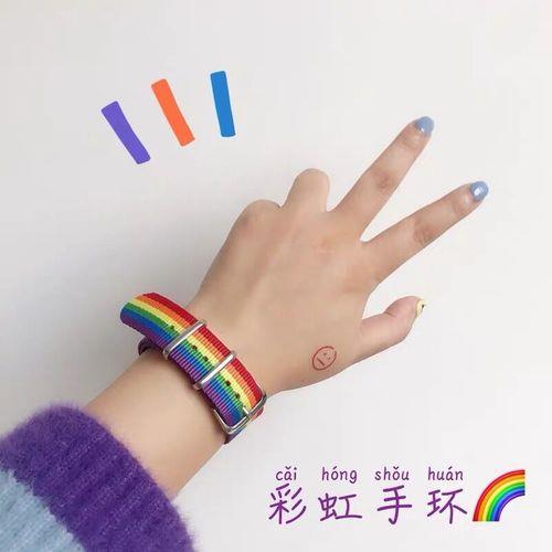 情侣手链真实图片 好看的情侣手链图片