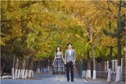 情侣秋天美景图片大全 春天情侣风景图片大全