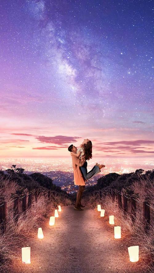 情侣图片浪漫背景图 情侣背景图片大全唯美