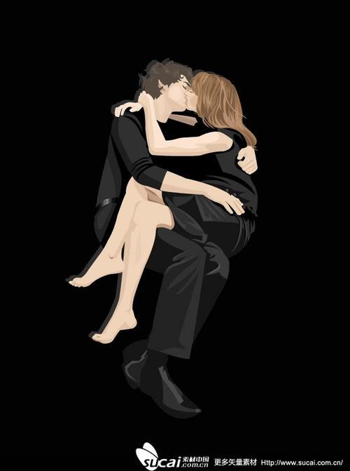 韩国情侣卡通图片 一组情侣图片卡通