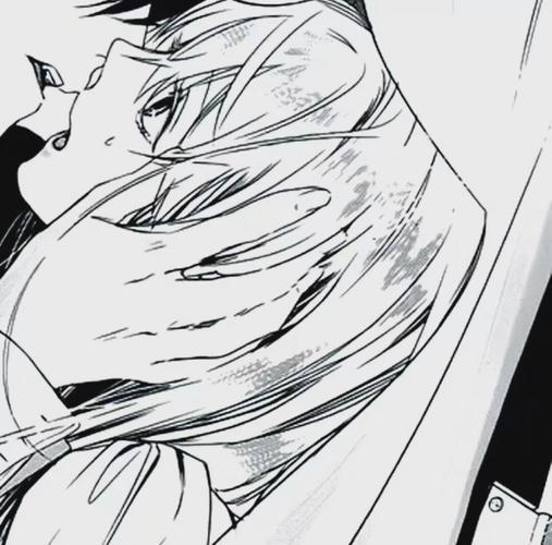 黑白漫画情侣图片 黑白的漫画图片