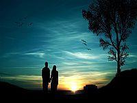 情侣背景图浪漫唯美 情侣背景图片