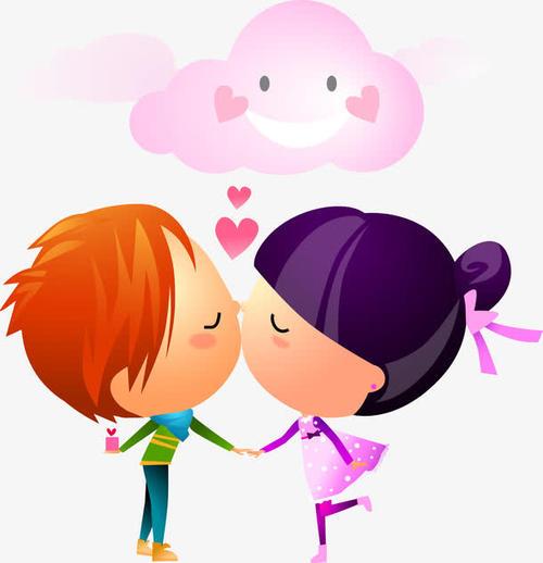 卡通情侣矢量图 高清矢量卡通图案图片