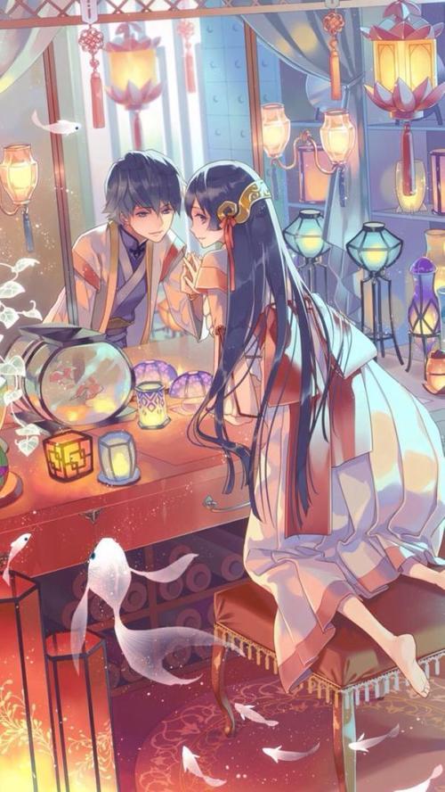 漂亮的动漫情侣图片 情侣图片大全动漫可爱图片