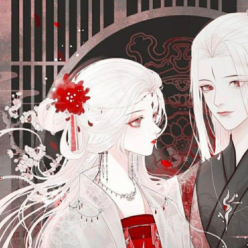 漫画古代情侣图片 古风漫画情侣图片