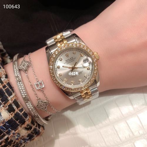 劳力士情侣手表图片 劳力士日志情侣对表