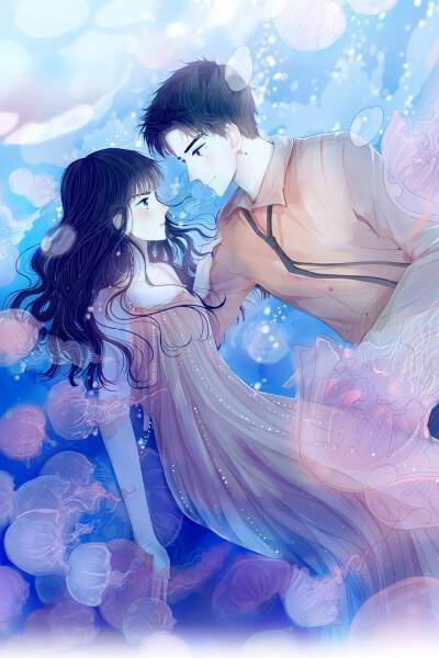 现代漫画情侣图片 漫画情侣照片大全图片