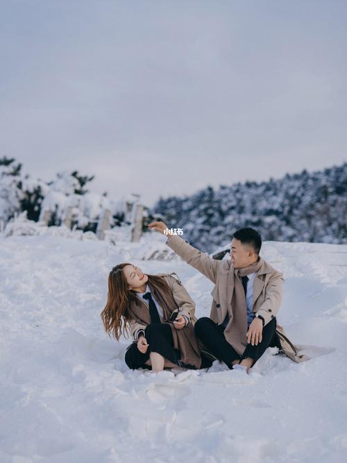 滑雪情侣图片 滑雪情侣头像