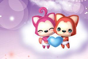 阿狸情侣图片 阿狸情侣头像一男一女高清