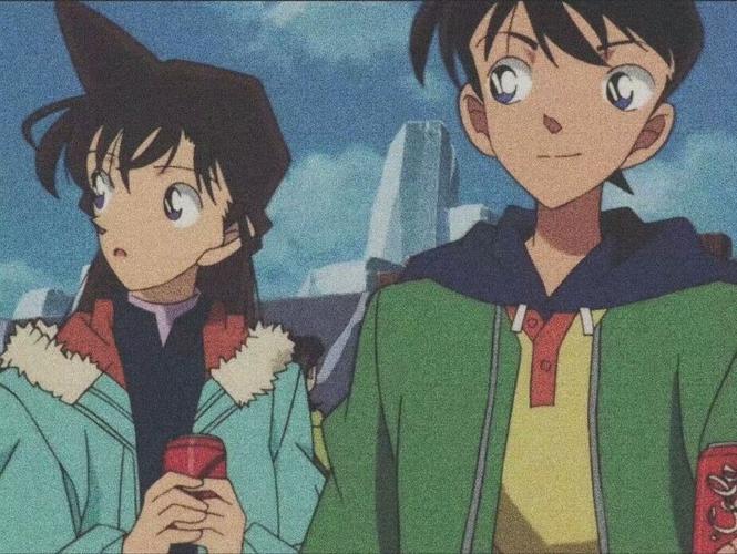 柯南图片情侣 情侣头像柯南系列