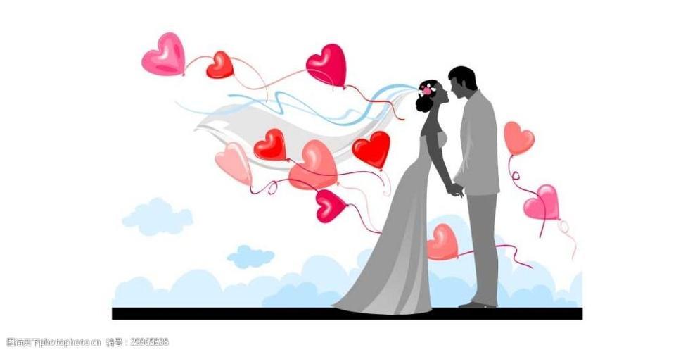 情侣元素图片 情侣背景图片