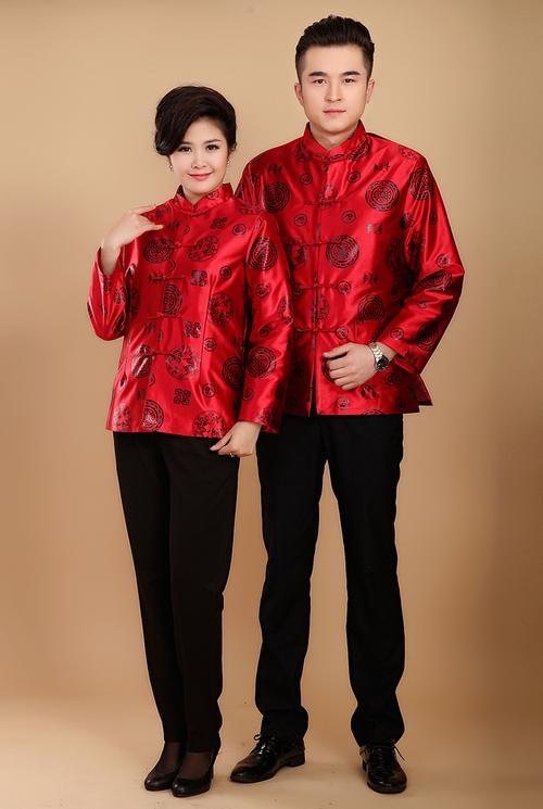 情侣唐装展示图片大全 情侣西装图片大全