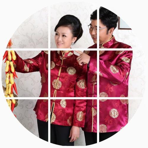 情侣唐装展示图片大全 情侣西装图片大全