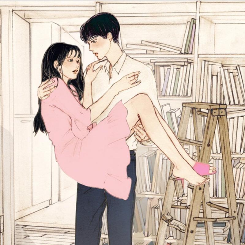 手绘情侣图像 手绘男女情侣图片简单