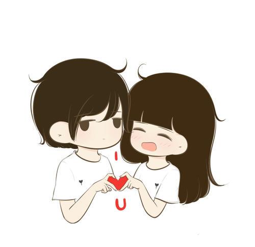 手绘情侣图像 手绘男女情侣图片简单