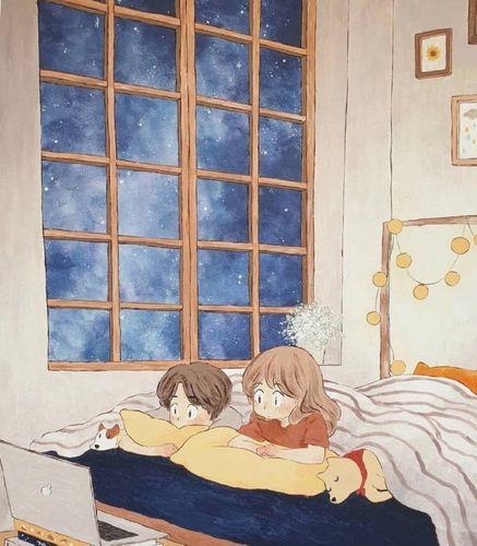 情侣之间温馨的图片 情侣浪漫温馨图片