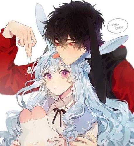 二次元双人情侣图片 超好看二次元情侣图片一人一张