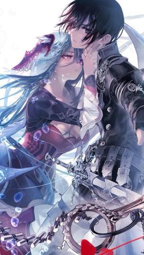 二次元双人情侣图片 超好看二次元情侣图片一人一张