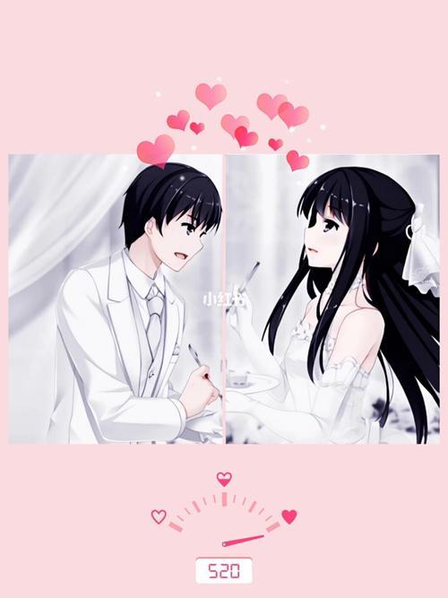 动漫婚纱图片情侣 关于婚纱的动漫图片