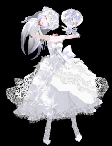 动漫婚纱图片情侣 关于婚纱的动漫图片