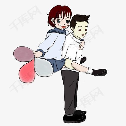 情侣图片动漫手绘 情侣漫画图片手绘简单