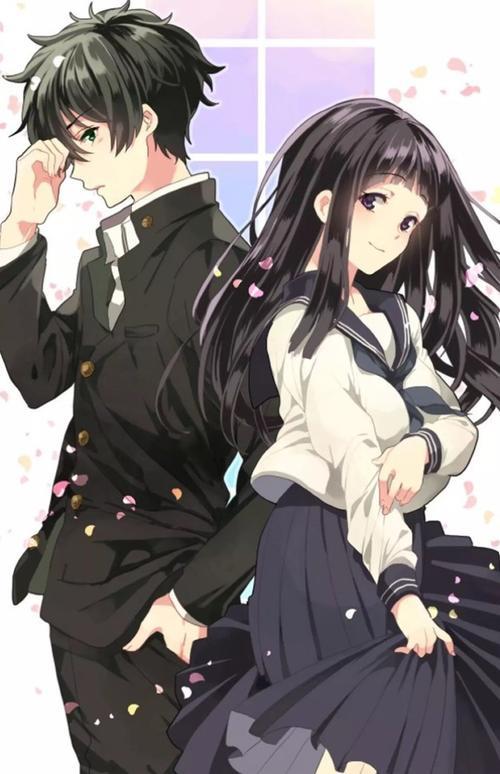 二次元图情侣 二次元情侣背景图