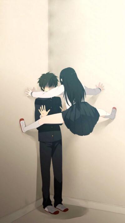 二次元图情侣 二次元情侣背景图