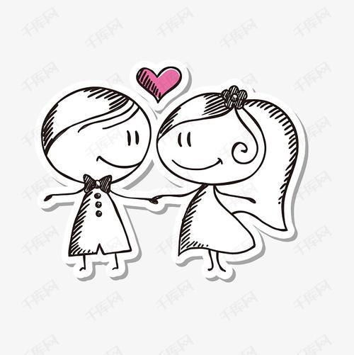简单的情侣图案 好看的图片情侣图案