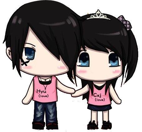 q版人物情侣萌图 情侣q版萌图片大全可爱