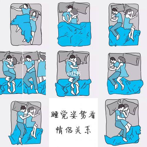 情侣睡觉姿势卡通图片 错误的睡觉姿势卡通图片