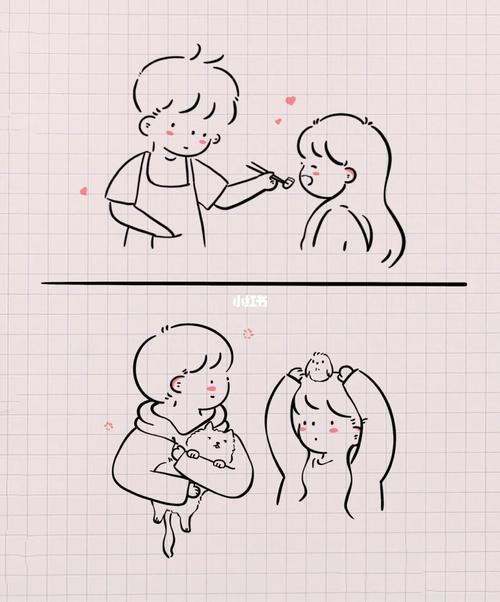 情侣画图片大全 情侣画画图片大全集简单