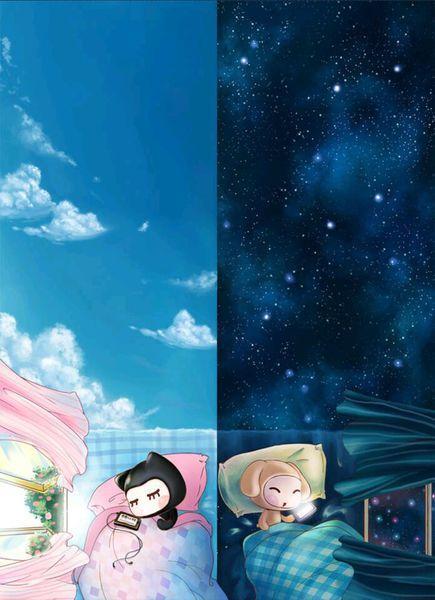 qq情侣聊天背景图片 适合当情侣qq聊天背景的图片