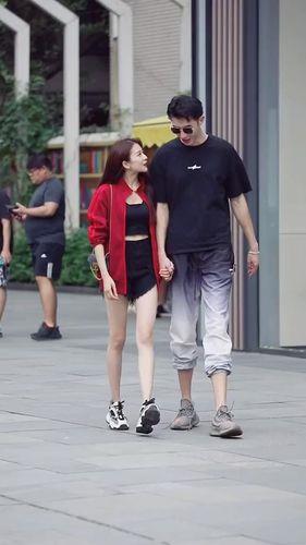 街拍情侣图片 情侣唯美照片