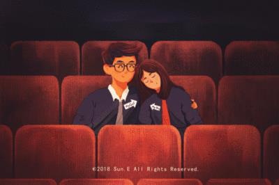 情侣gif图片 动画情侣图