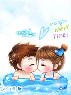 情侣gif图片 动画情侣图