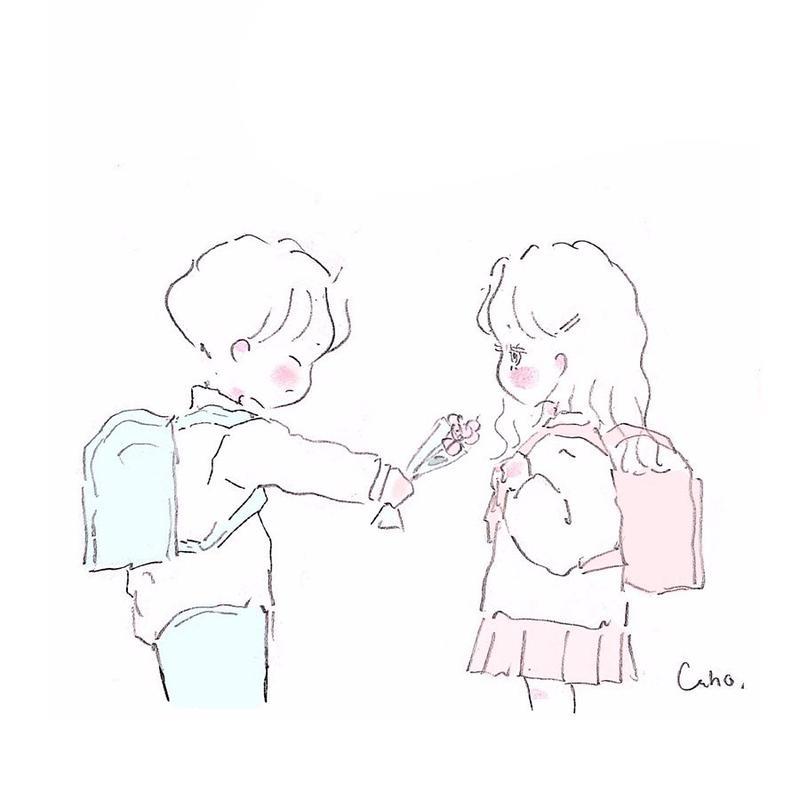 情侣简笔图 情侣图简笔画