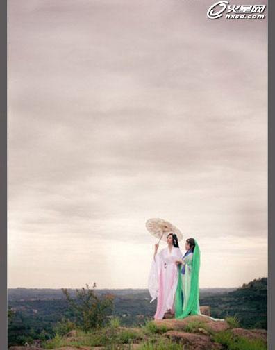 古装唯美情侣意境图片 古装剧情侣图片