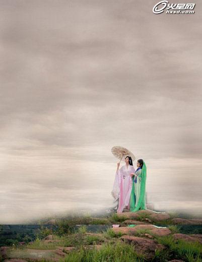 古装唯美情侣意境图片 古装剧情侣图片