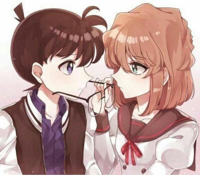 柯哀图片情侣 柯南小哀情侣头像