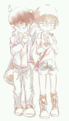 柯哀图片情侣 柯南小哀情侣头像