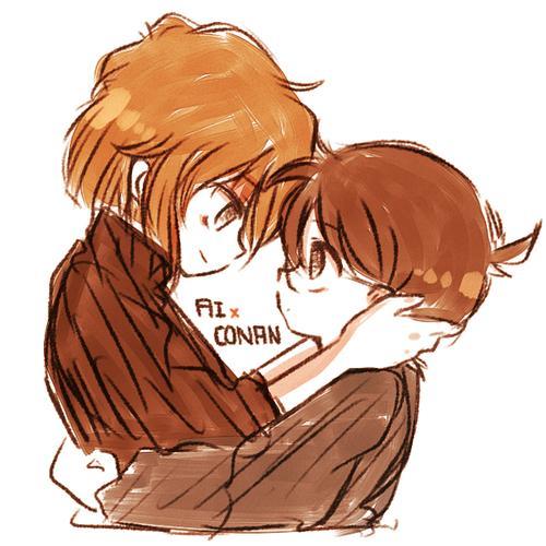 柯哀图片情侣 柯南小哀情侣头像