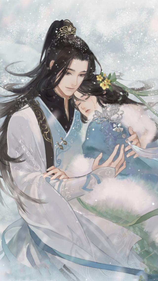 动漫图片古风情侣 古风漫画情侣图片